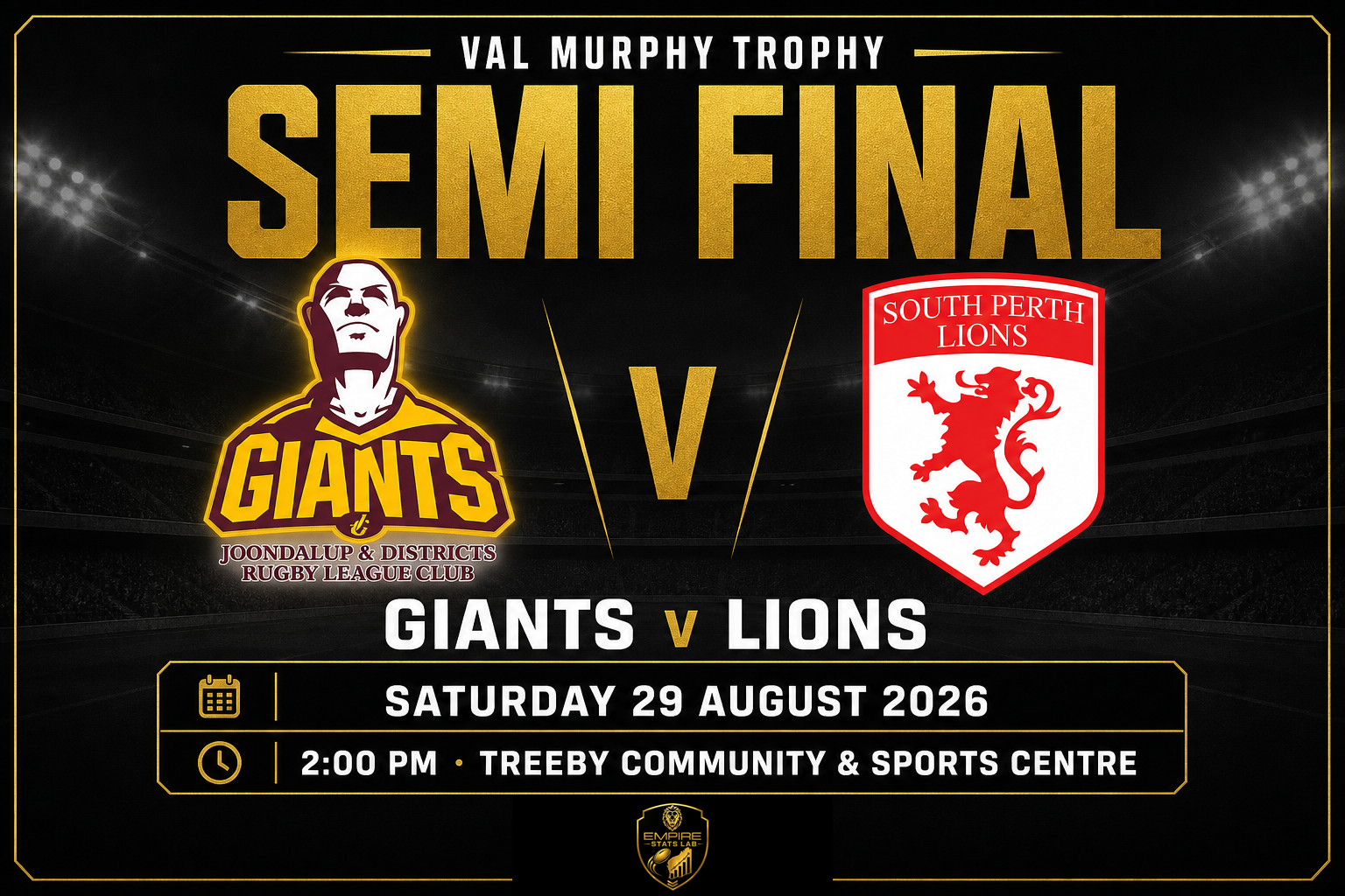 Val Murphy Trophy Semi Final Preview: Giants and Lions renew an evenly matched rivalry